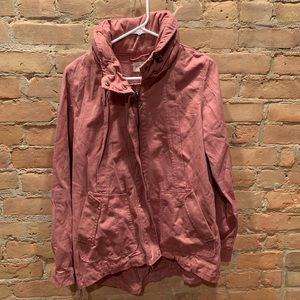 Pink Military Style Jacket